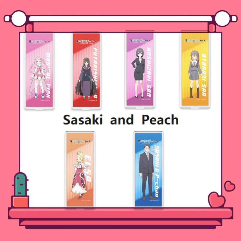 Аниме Sasaki and Peeps Mini World VTuber персонаж Noa Tattsun Yuankun Siva DNQ Naokiri Mofu акриловая подставка игрушечный стол орнамент