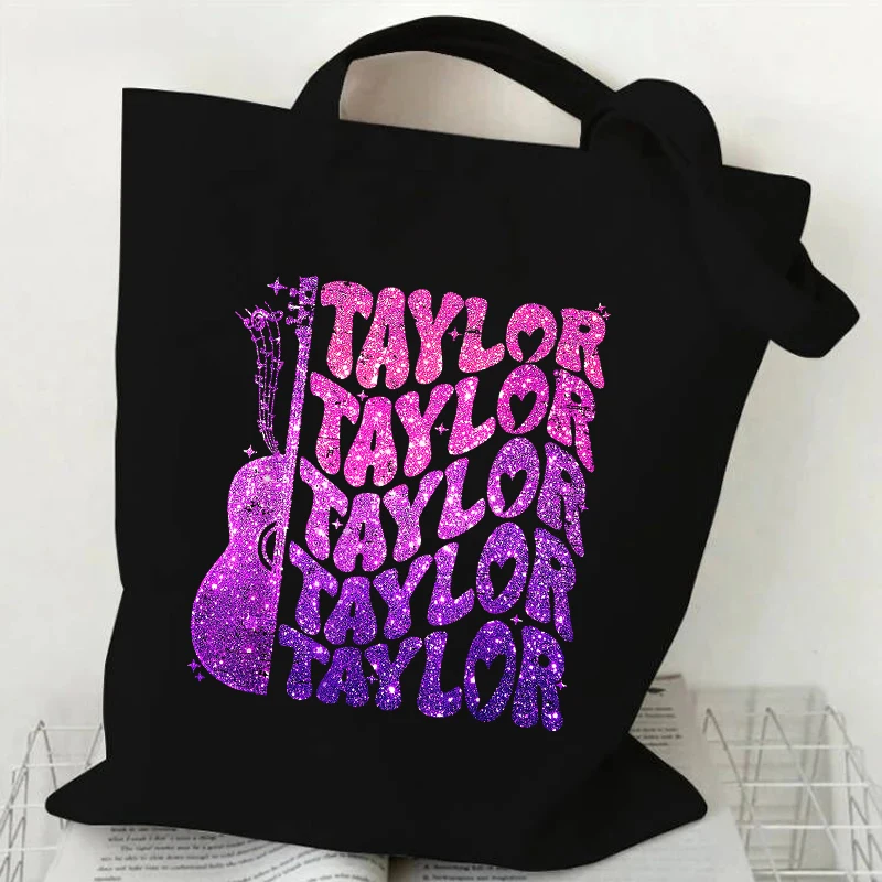 Questo è Taylor Thing che non capiresti borsa di tela per chitarra borsa per la spesa portatile di grande capacità