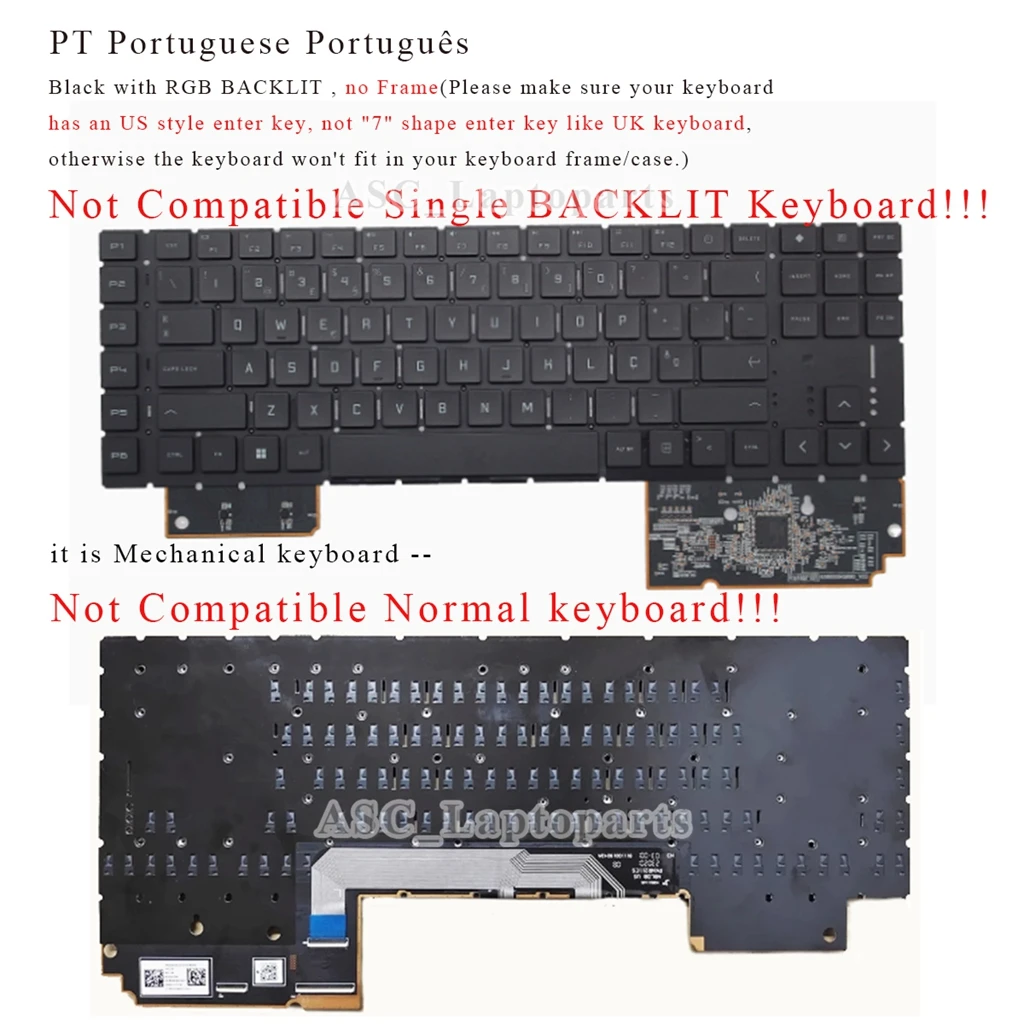 

Новая португальская евромеханическая клавиатура для HP Omen 17-CK0007NP 17-CK0008NP 17-CK0009NP 17-CK0010NP 17-CK1020NP RGB с подсветкой
