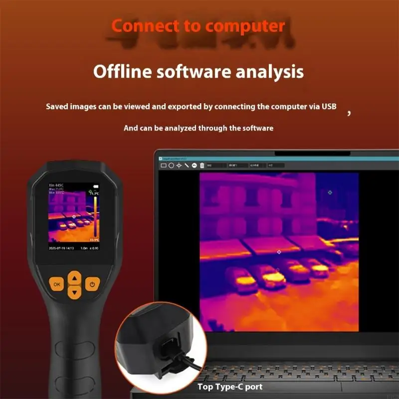 2025 مصور فوتوغرافي جديد طويل القامة دافئ 96x96 Ir لمراقبة درجة الحرارة والتفتيش