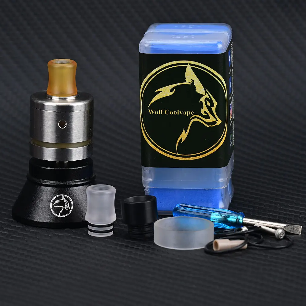 Wolfcoolvape ANIMODZ pitbull RDTA 22mm Air hole Genesis MTL RDTA Rebuildable Tank Atomizer