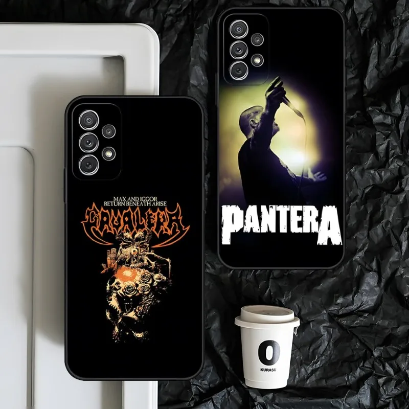 Pantera Ritual Metal Band Phone Case For Samsung S23 Plus Ultra S22 PRO S21 FE S20 S10 E Lite S8 S9 S30 5G Mobile Phone Cases