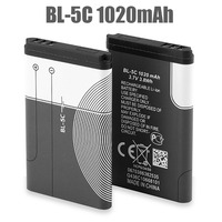 BL 5C BL5C BL-5C 3.7V Lithium Polymer Phone Battery For Nokia 1100 1110 1200 1208 1280 2600 2700 3100 3110 5130 6230 1600