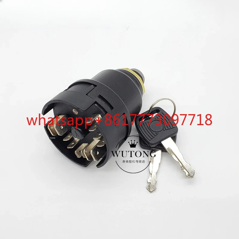 

excavator accessories YC35 60 85 135 210 230-8 power start ignition switch electric door lock