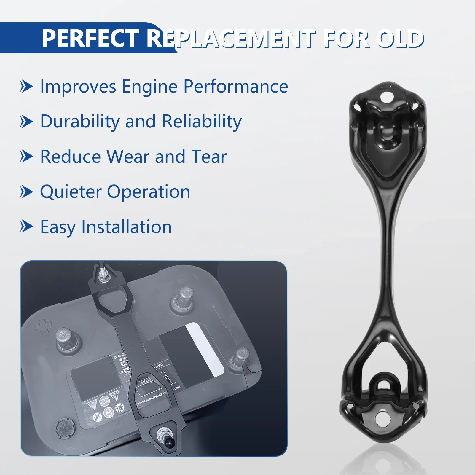 

Cruiser Battery Hold Down Clamp Kit for Toyota 4 Runner FJ Cruiser 4.0L V6 74481-26020 74451-35090 74451-52071