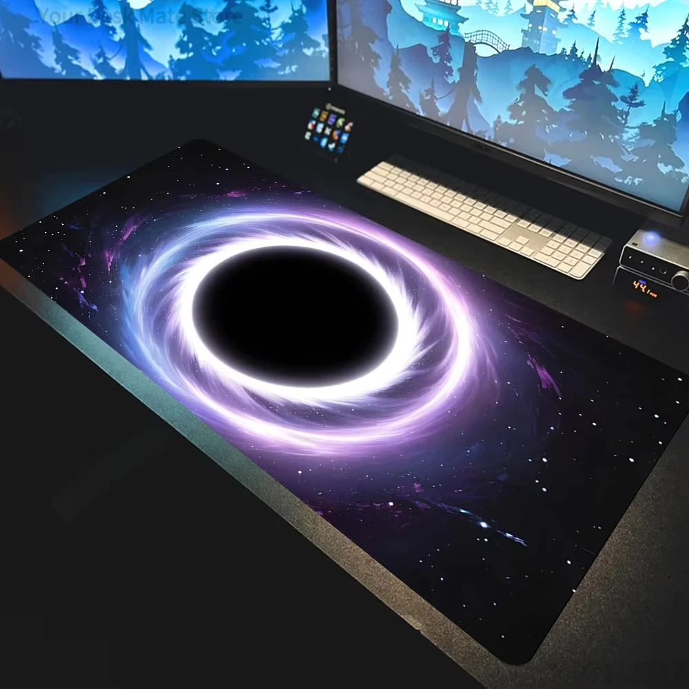 Cosmic Black Hole Space Mouse Pad Waterproof Non-slip Gaming Mat