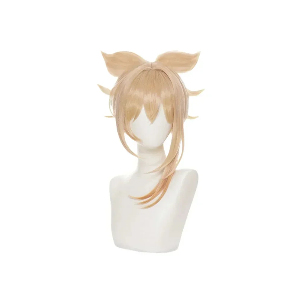 

Genshin Impact Synthetic Hair Yoimiya Cosplay Wigs Props Anime Pre Style Role Play Party Carnival Props