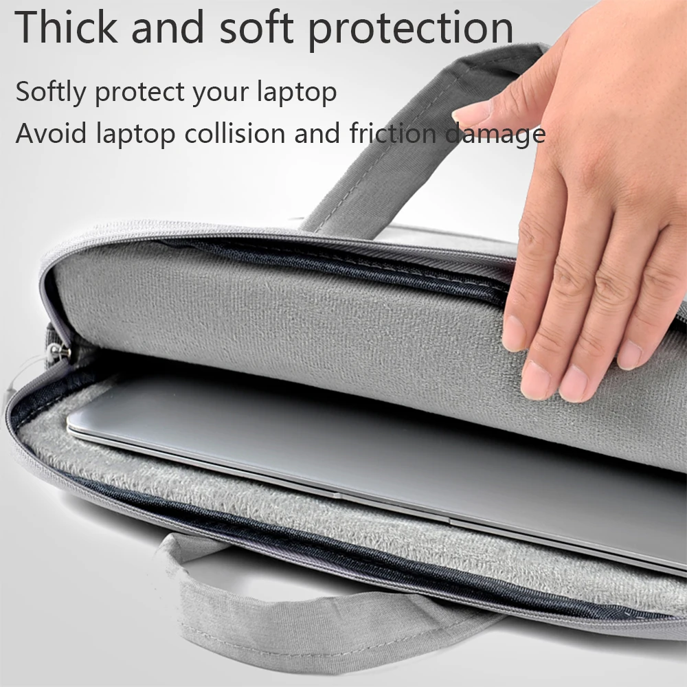 Laptop Bag Shoulder HandBag Notebook Pouch Briefcases For 13 14 15 15.6 Inch Macbook Air Pro Xiaomi Huawei Asus Dell Sleeve Case