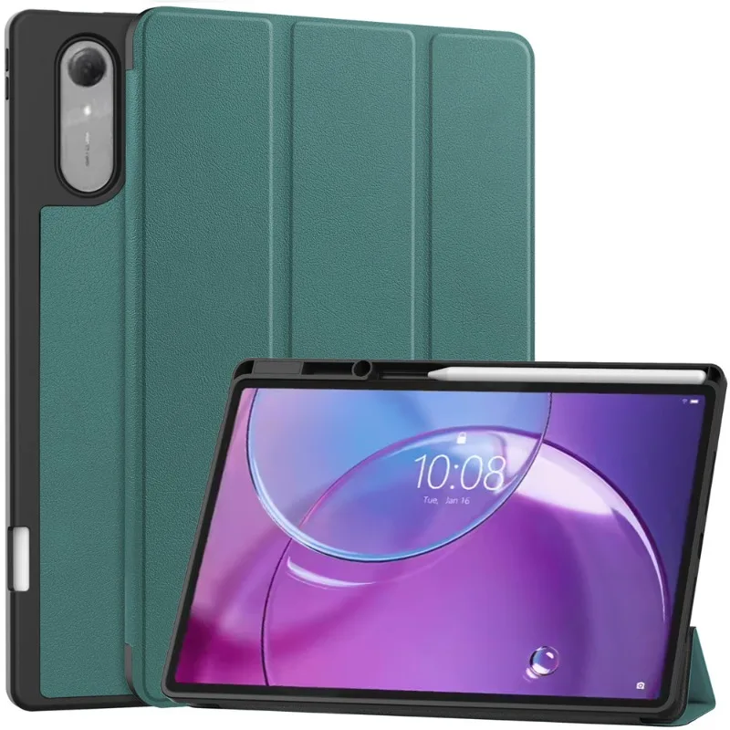 Für Lenovo Xiaoxin Pad Pro13/Pro GT13 2026 Hülle Idea Tab Pro Gen2 TB376FC/TB378FC 13" Magnetischer Dreifach-Ständer mit Stifthalter-Abdeckung