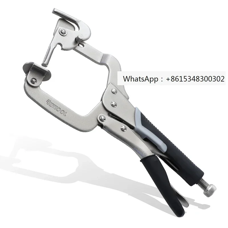 

2-in-1 pliers, 12 inch diagonal hole clamp, multifunctional welding and fixing C-type pliers, woodworking quick clamping tool