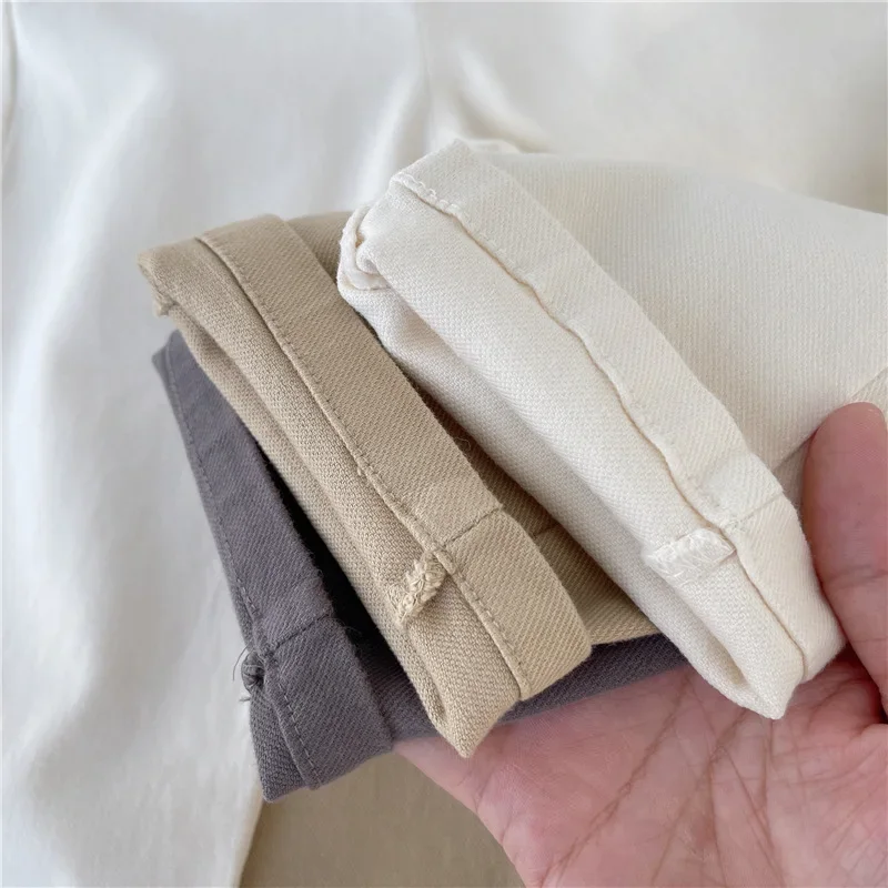 Jungen-Cargohose mit mittelhohem Knopf, lässig, bequem, atmungsaktiv, für Frühling und Herbst, modisch, für Kleinkinder von 1–8 Jahren – Detail 11