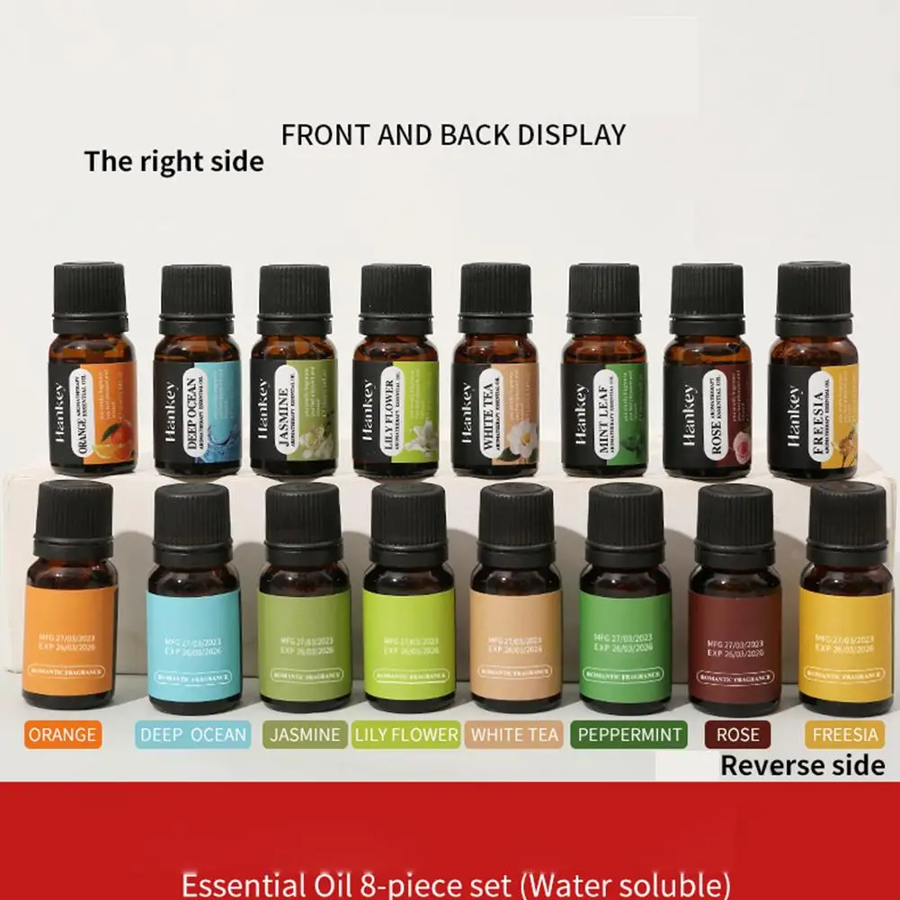 Aromatherapy Essential Oil Set For Diffuser Humidifier Candles Making 10ml Lavender Vanilla Peppermint Rosemary Aroma Oil