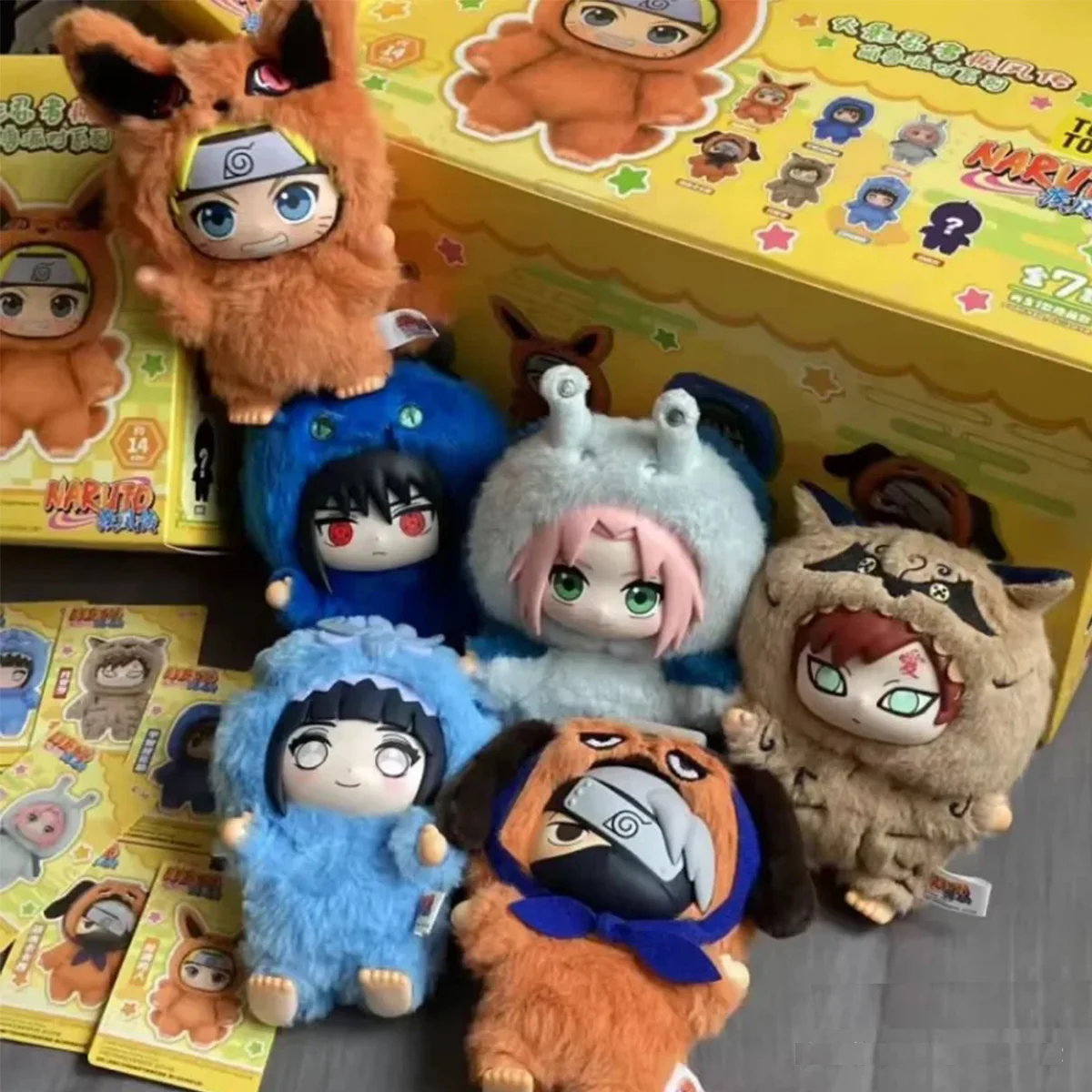 جديد EAKI Naruto صندوق أعمى شيبودن سلسلة حفلة محشوة أفخم اليدوية زخرفة لعبة جمع هدية