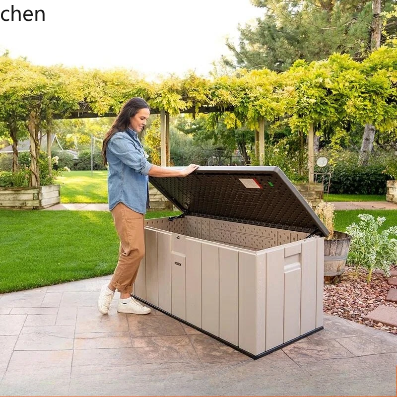 

LXC Villa Garden Storage Box Rainproof Organizer Large Box Balcony Storage Box Outdoor