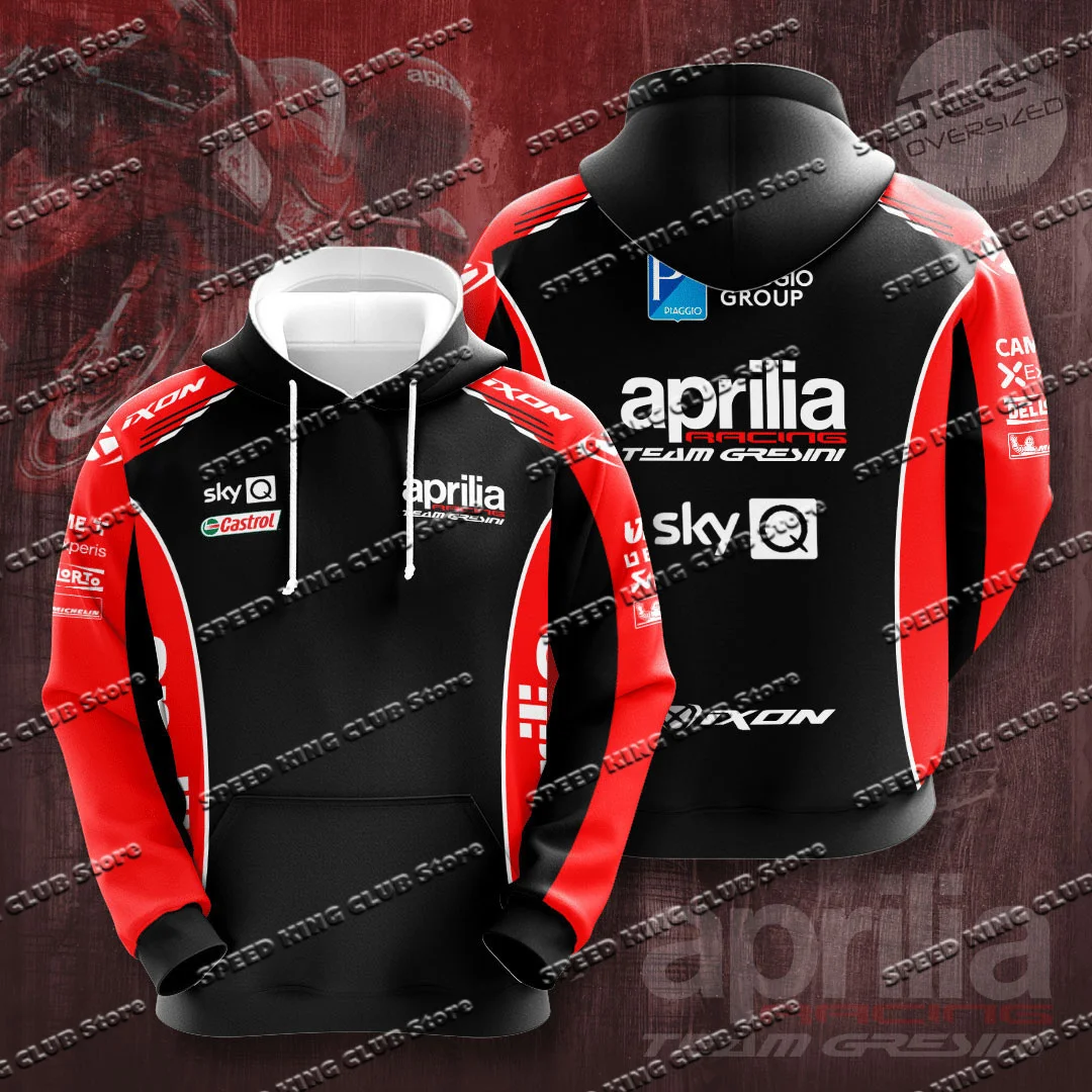 2024 Moto GP Racing Team Sweatshirt Men's Sports Hoodie Summer 3D Printed Long Sleeve Tops Motorcycle Outdoor Sports Clothing