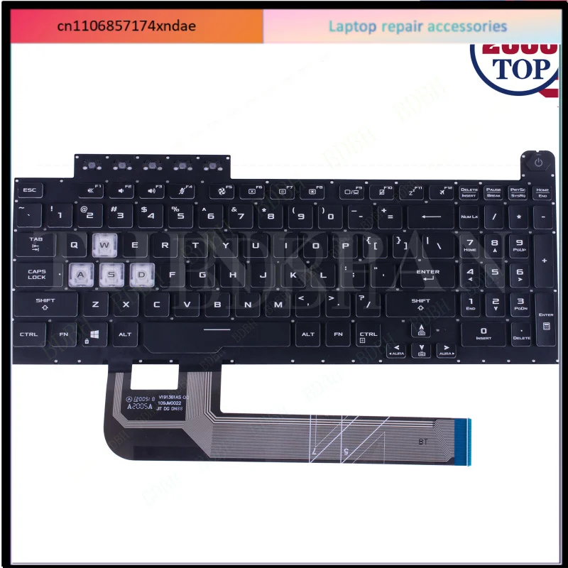 Genuine US Keyboard Backlit for For For ASUS TUF Gaming FX506 FA506 FX706 FA706
