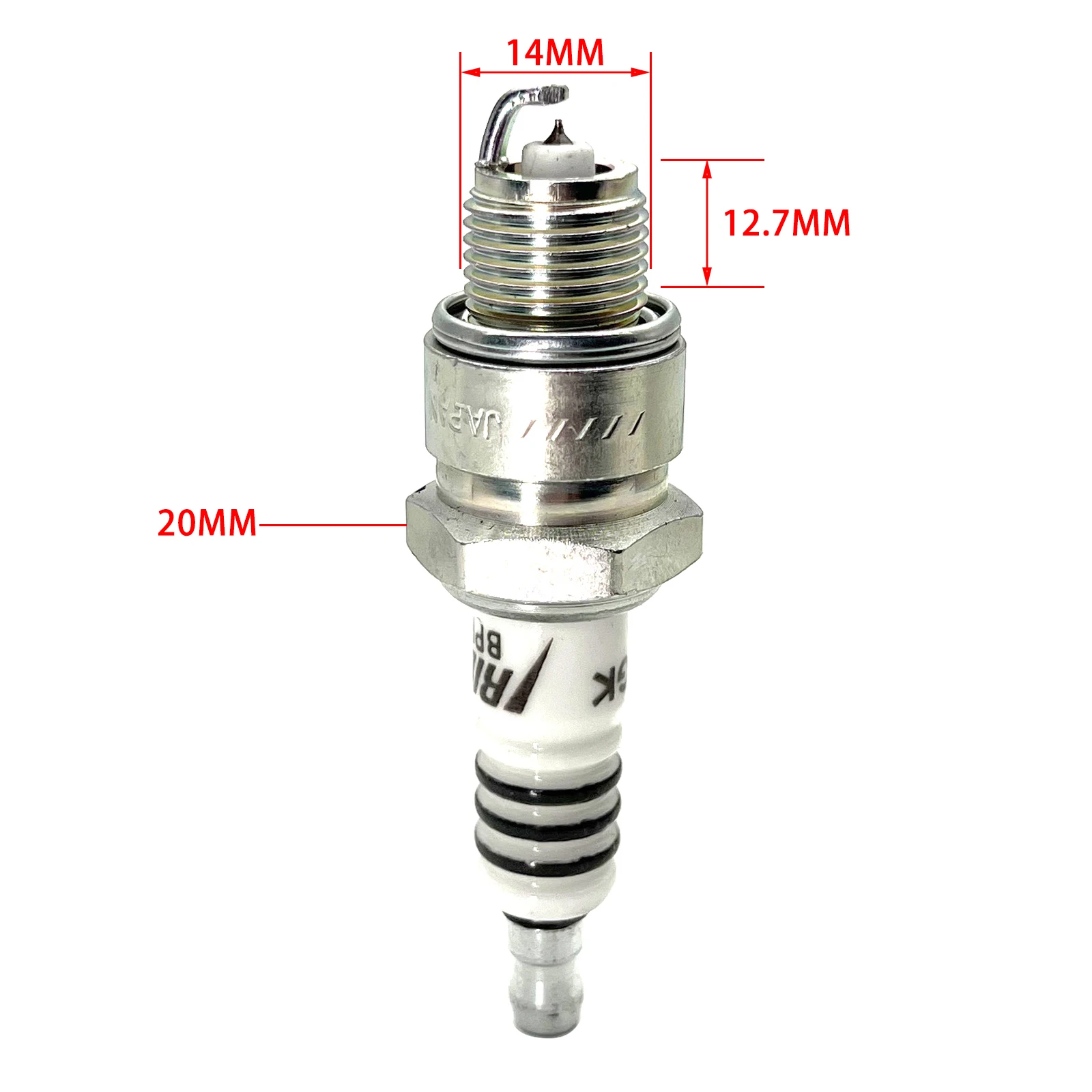 1x Automobile Motorcycle Ignition Spark Plug For E6RTI E6RTC BR6HIX BR7HIX BR8HIX BR9HIX BR10HIX BPR6HIX BPR7HIX BPR8HIX BR4HS