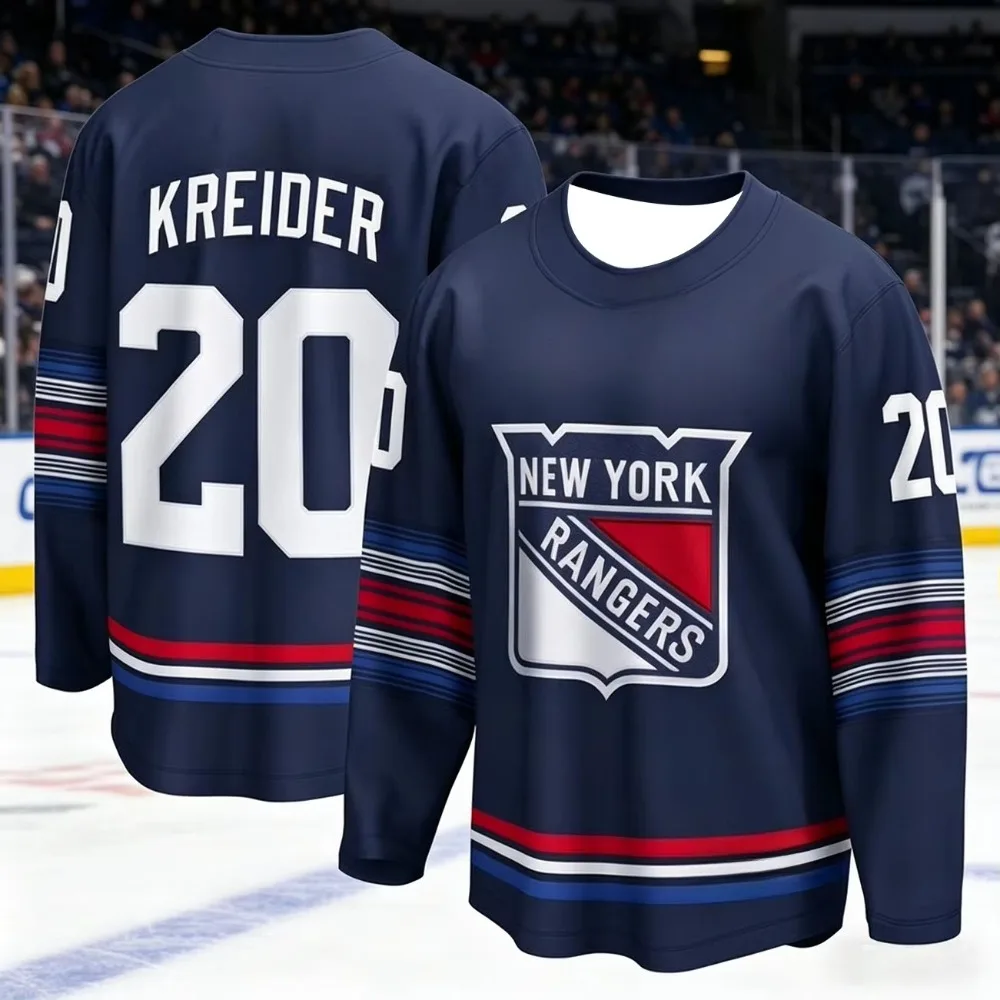 2026Men's  Ice Hockey Training Suit -, Moisture-Wicking,  Children's and Parental Clothing 3D Printed
