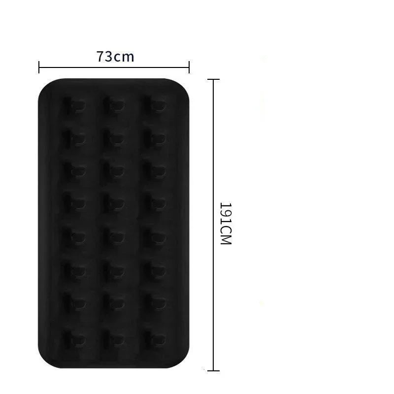 Single air bed wholesale customized inflatable air bed mattress outdoor sleeping with pump