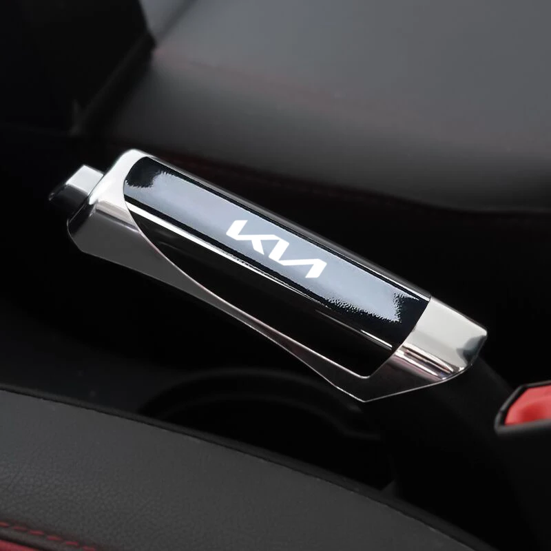 Auto Handbremse Abdeckung Carbon Faser Handbremse Grip Schutz Abdeckung Für KIA Sportage Ceed Sorento Cerato Optima Rio Soul K5 Stonic