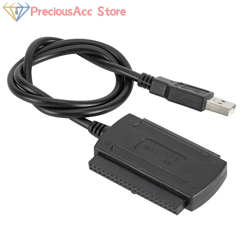USB 2.0 IDE Adapter Cable for 2.5 3.5 Inch Hard Disk Drive Data Transfer and Legacy Storage Access for Computer Data Recovery