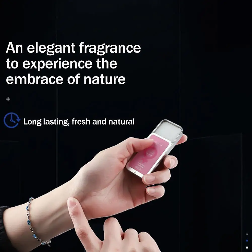Parfum Padat Feromon Balsem Padat untuk Pria Wanita Parfum Wanita Antiperspiran Deodoran Aroma Bunga Segar Tahan Lama