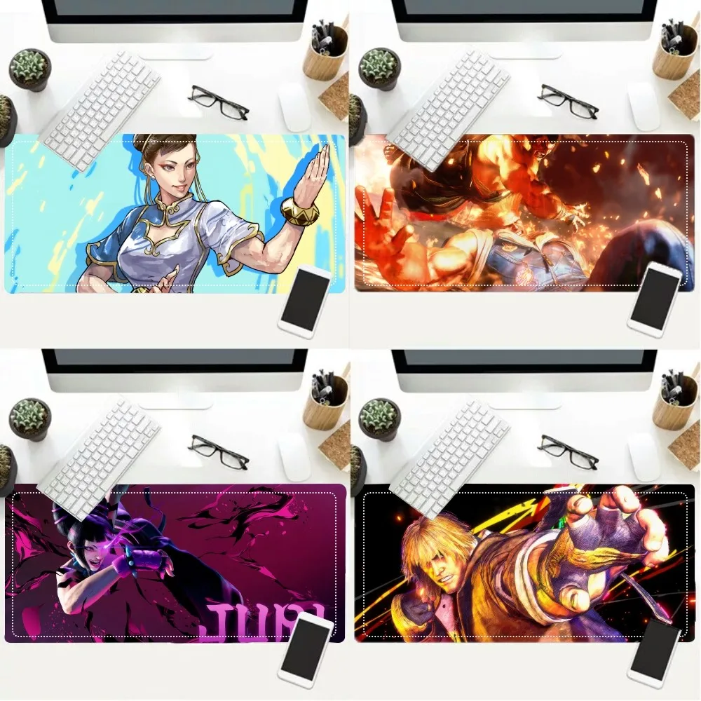 

S-Street Fighter Mousepad Mouse Pad Laptop Gaming Accessories Mousepad Large Desk Mat Computer Gamer Keyboard Rug Carpet