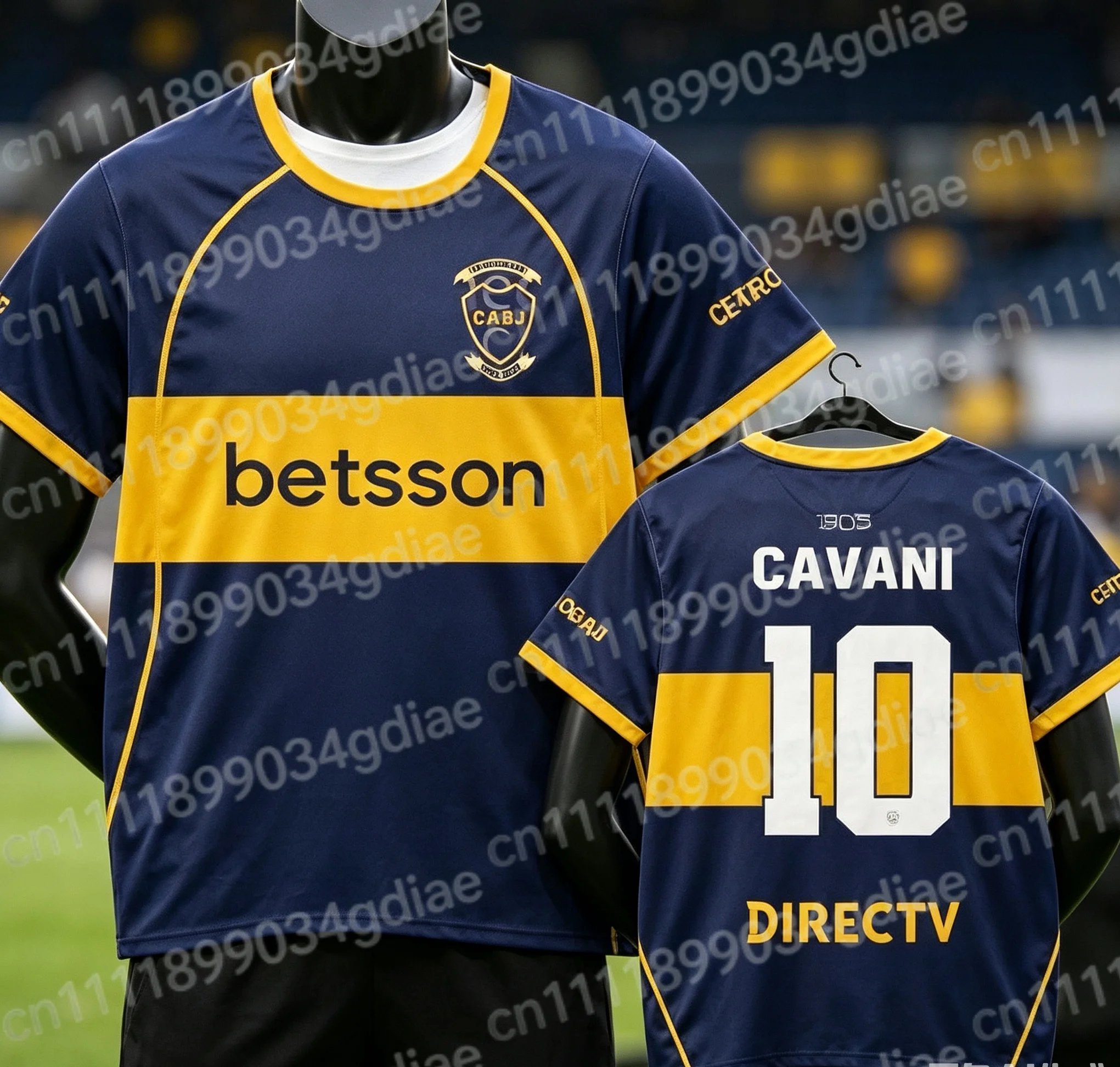 2026 Sommer Boca Juniors Fußballmannschaft 3D-Druck T-Shirt Herren Kurzarm Lässiges Lockeres T-Shirt für Familienoutfits – Detail 9