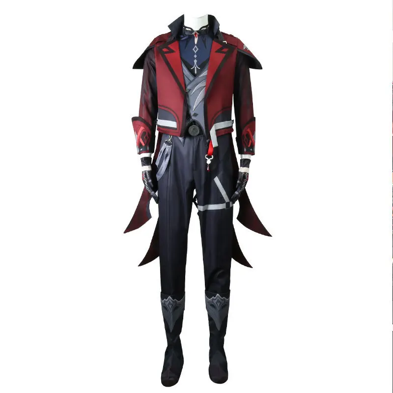 

Yuanshen New Skin Diluk Yinhong All Night Skin Cos Clothing Game Clothing Cosplay Full Set