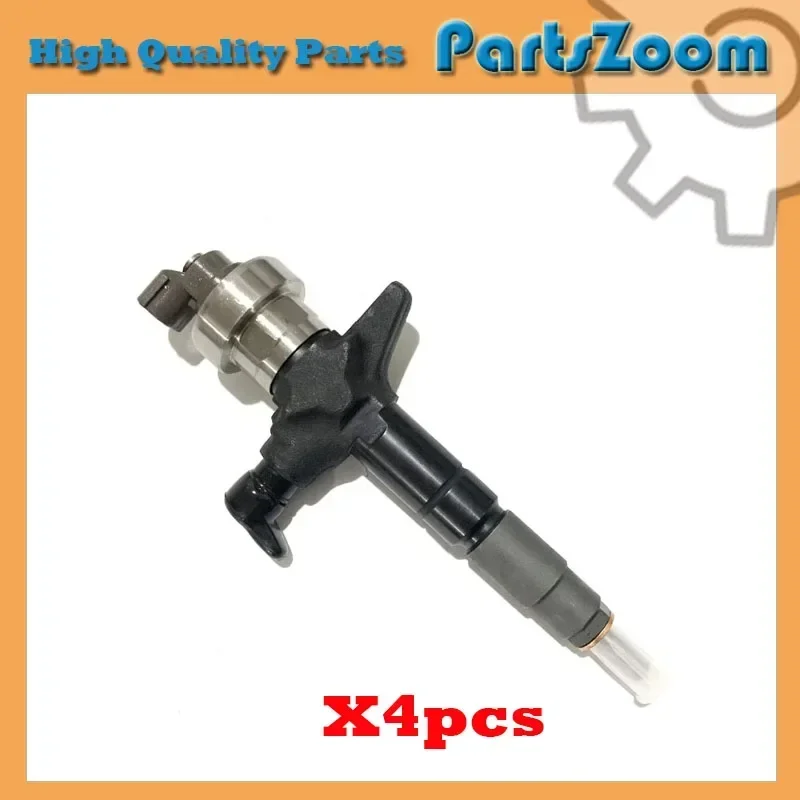 

4x Fuel Injector 095000-6980 8-98011604-1 For Denso Isuzu D-MAX Holden 3.0L 4JJ1