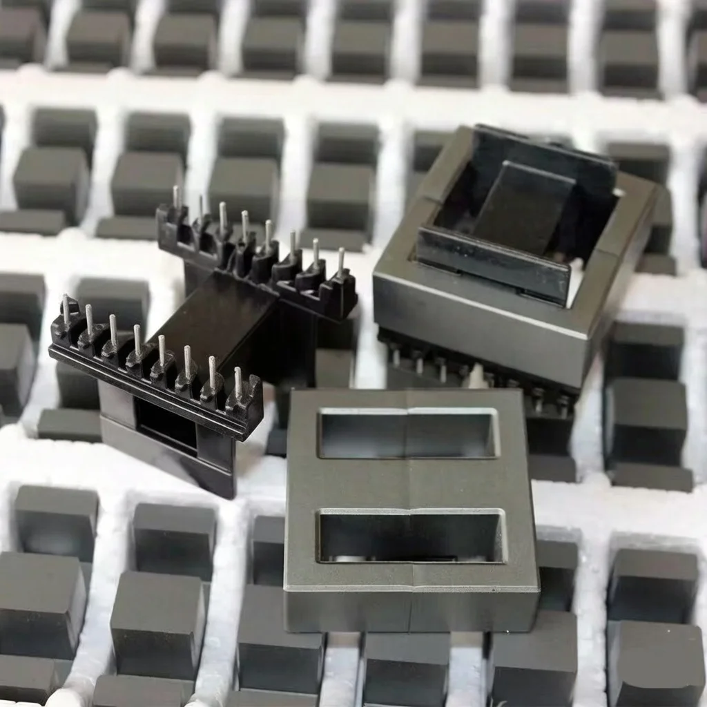 EE Type EE55B EE65B EE70B EE30*7 EE4215 EE42*20 Horizontal Transformer Ferrite Magnetic Core Coil Former