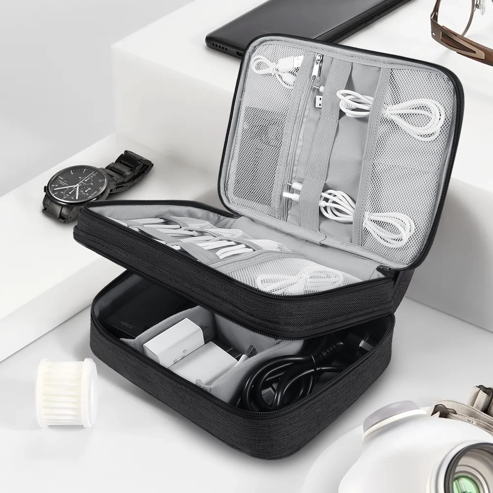 Salon Barber Multi-Layer Storage Handbag, Large Capacity