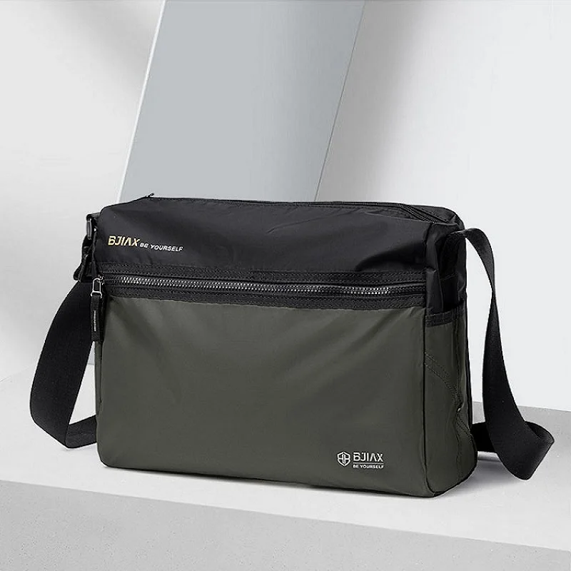 2025 New Men Crossbody Portable Bag Large Capacity Shoulder Bag Men Commuter Backpack Men Canvas Bag