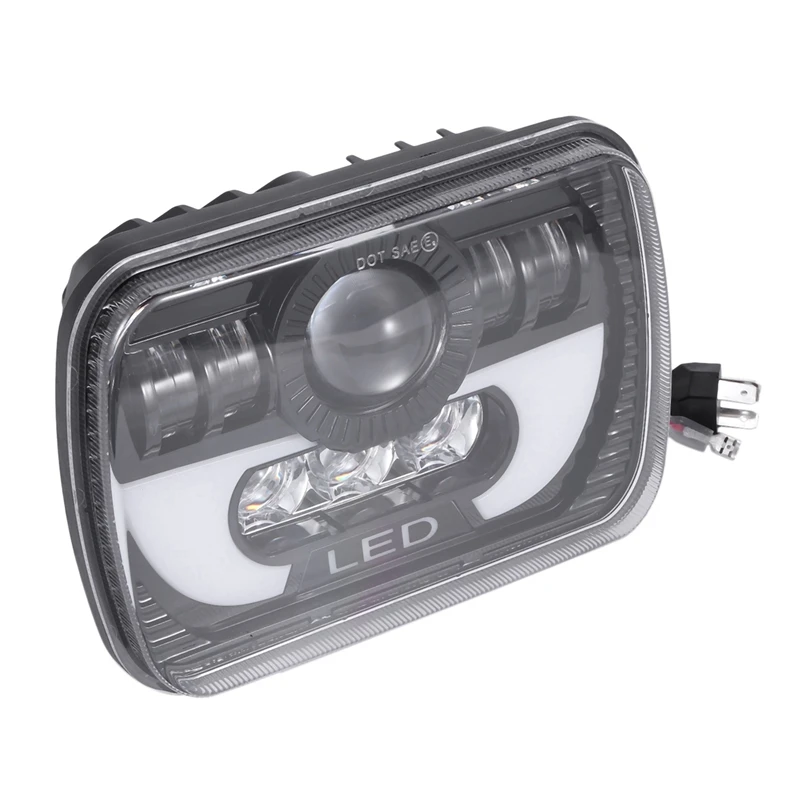 2X 300W 5X7 Led Headlights Led Sealed Beam Head Light With High Low Beam Led Headlight For Jeep Wrangler Yj Cherokee Xj