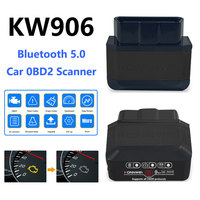 KONNWEI KW906 Pic18F25K80 ELM327 V1.5 Car Diagnostic tool Bluetooth 5.0 OBD2 Scanner For Android/IOS ELM 327 OBD Auto Code Read