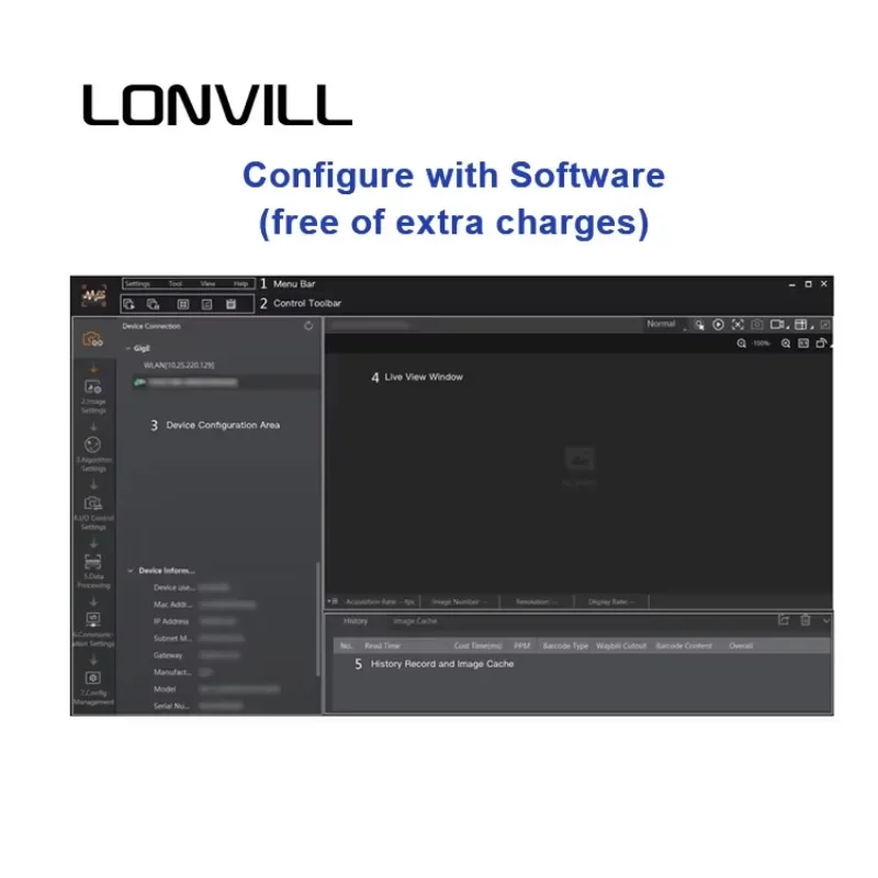 

Fast Scanning Auto Scan 2d Code Reader USB RS232 Ethernet Pharmacy Wired Handheld Barcode Scanners