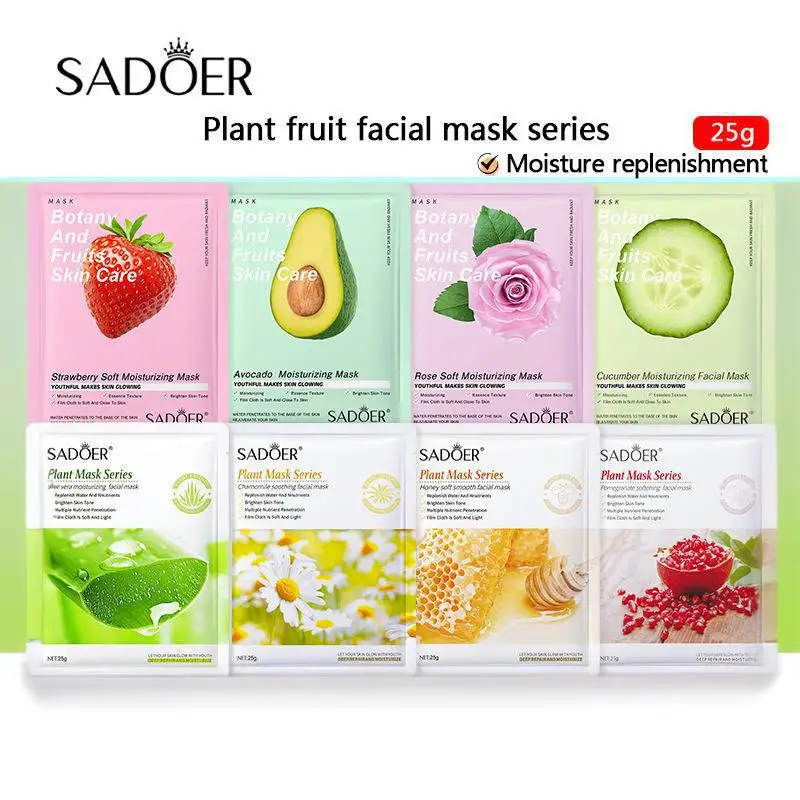 

Растительная маска для лица Чайное дерево Кактус Оливковый Лимон Манго Масло ши Глубоко увлажняющее Увлажняющее Освежающее Осветляющее Уход за кожей лица