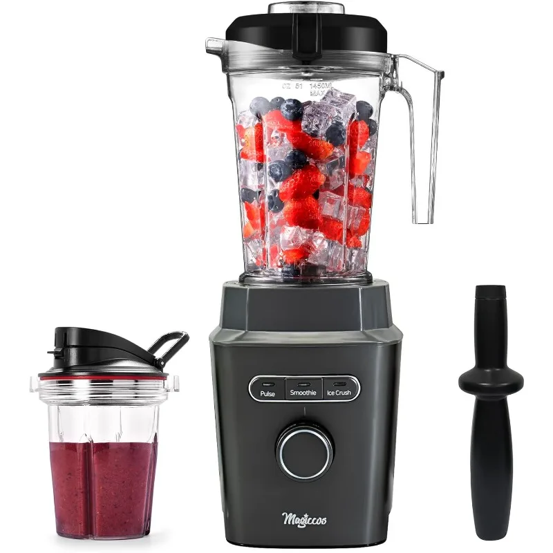 home.1000w High-Speed Countertop Blender- 51Oz Blender Jar, 14Oz Travel Jar, Variable Speeds, 2000w Peak Watt Motor