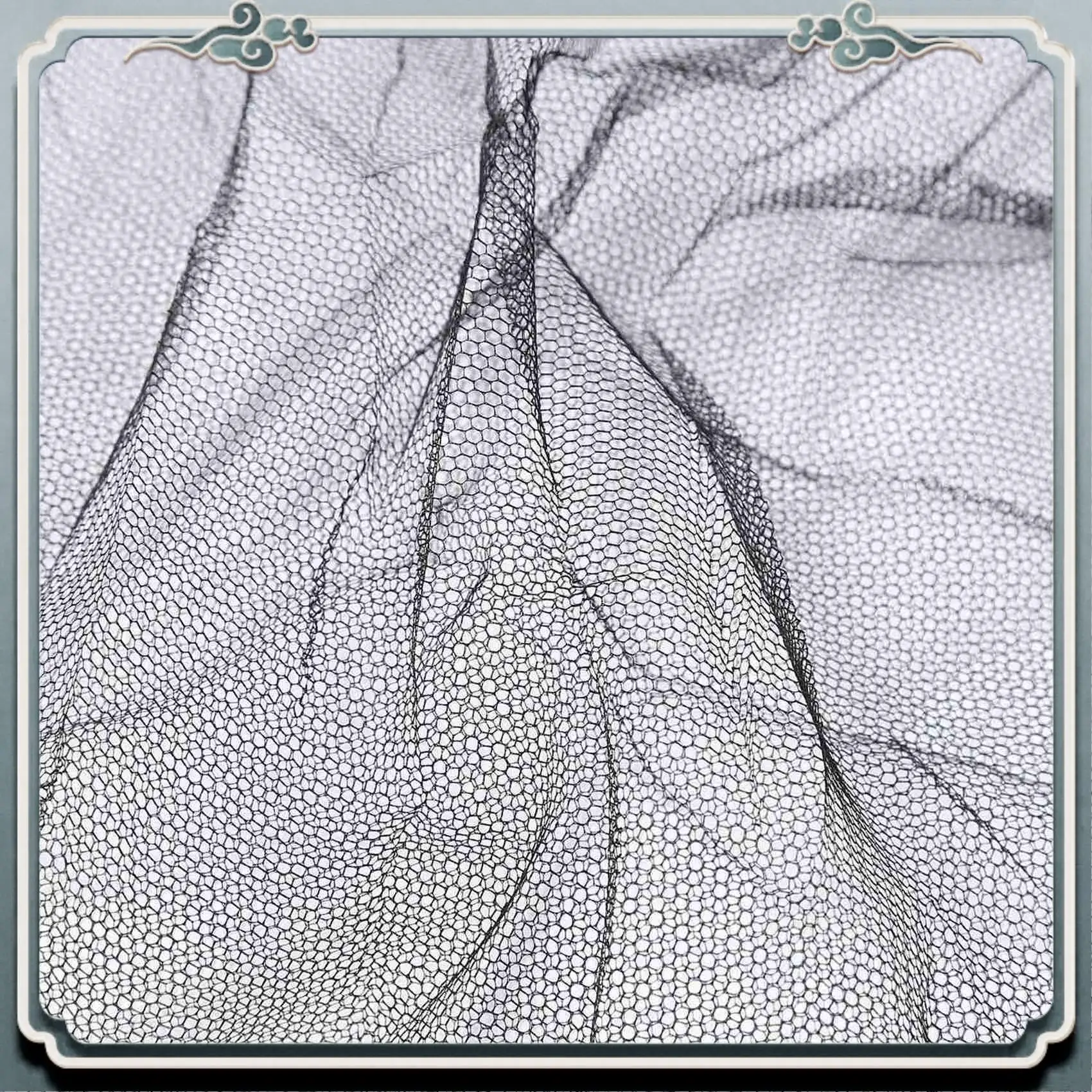 Durable 2X 4 esquinas mosquitera con dosel para cama tamaño Queen/King 190X210x240cm (negro)