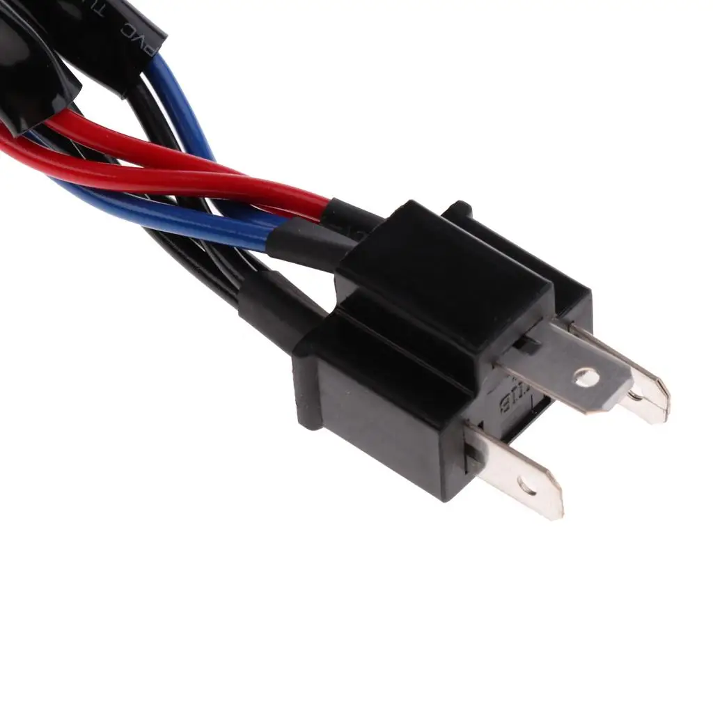 H4 LED Light Decoder Wiring Plug and Play Load Resistor Harness Adapter for Vehicle Headlight Fog Lamp Error Prevention