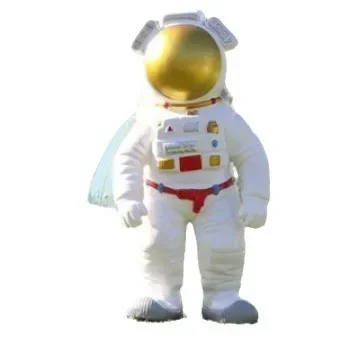 Simulation astronaut astronaut astronaut fiberglass sculpture large shopping mall science and technology museum decoratio