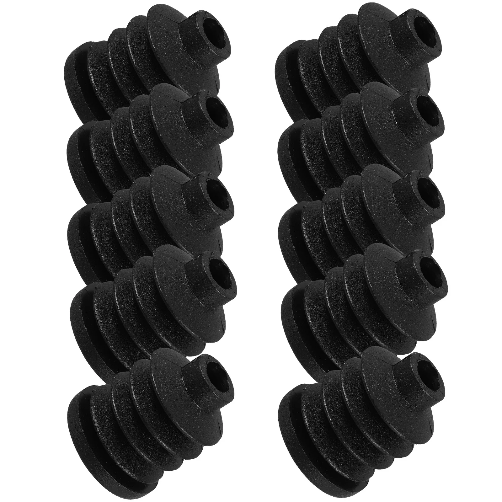 

10Pcs Caster Replacement Inserts Plastic Anti-Slip Design Floor Protection for Baby Bed Changing Table Chair Legs