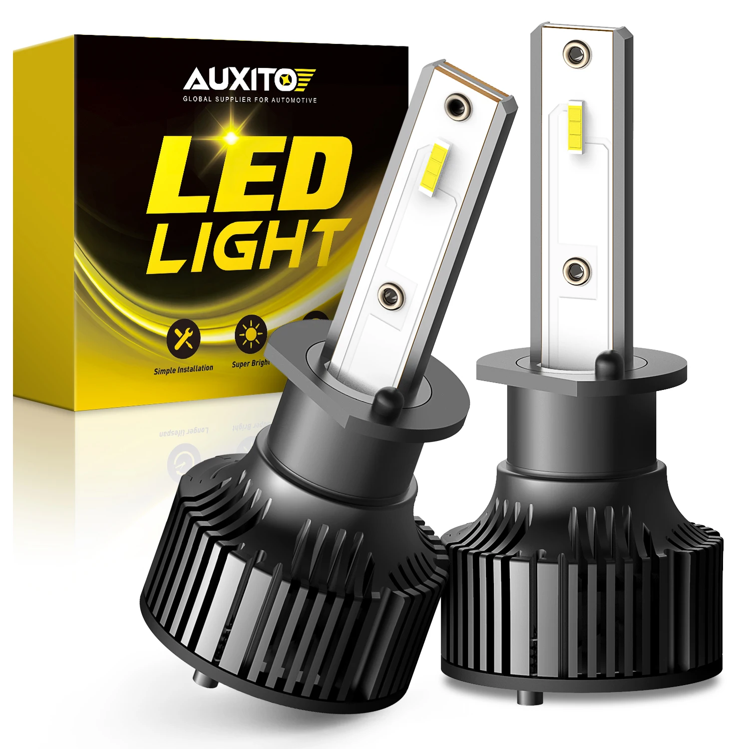 

AUXITO 2Pcs H1 LED Headlight Bulbs 50W 16000LM H4 9003 H7 H8 H9 H11 9005 HB3 9006 HB4 HeadLamp For Car Lamp Plug&Play Bulbs