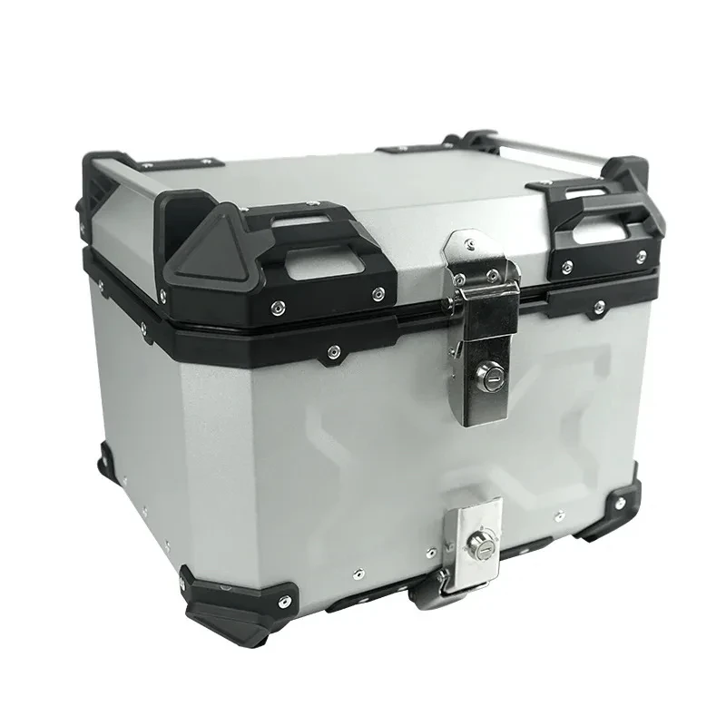 

High quality 45L-X Silver. Cer Box Aluminum Alloy Top Box Motorcycle Tail