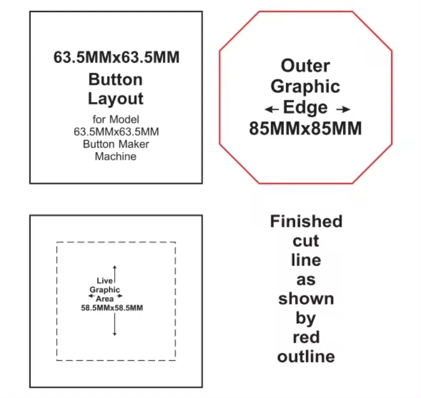 63.5*63.5mm wholesale  hand press fridge magnet making machine and Custom magnets