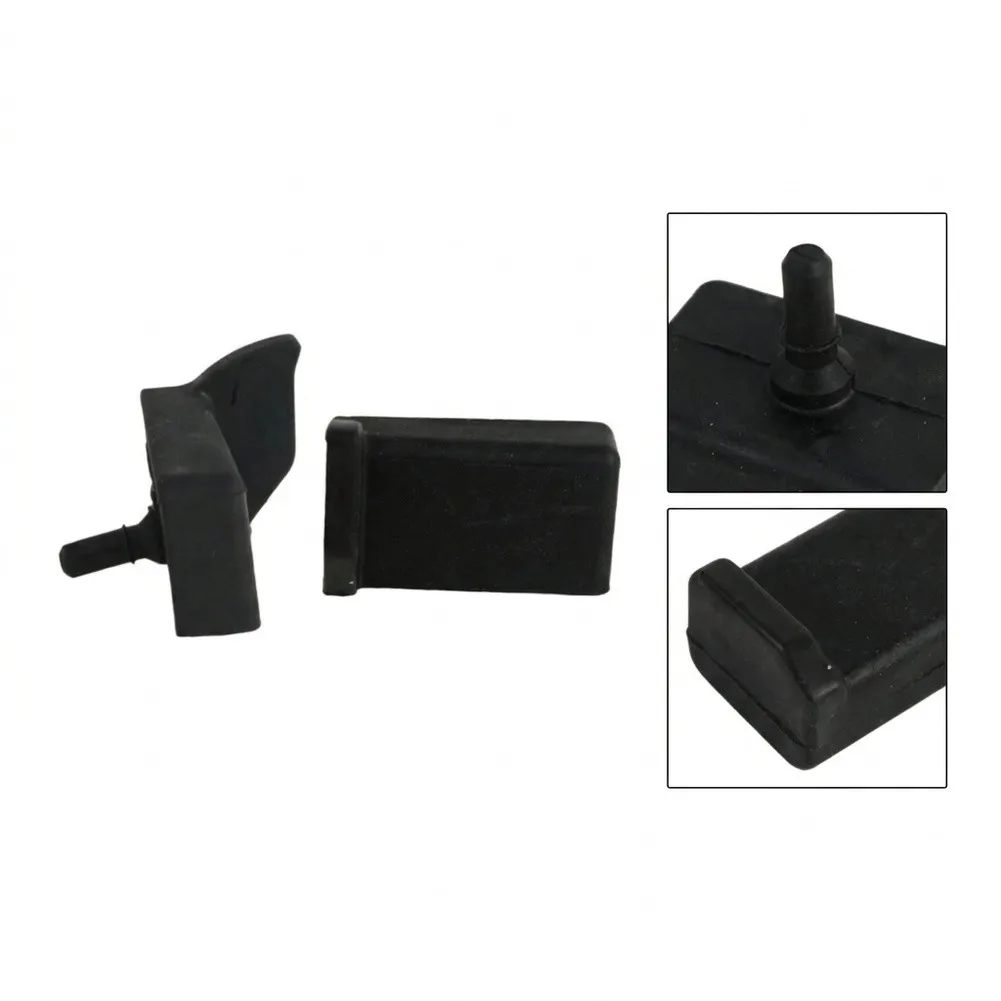 Black Door Cushion Stopper Set of 2 for Toyota For Hilux 2-Door Cab 2015-2023 Rubber Bumper Stop Direct Fit 85643 0K010 0K020