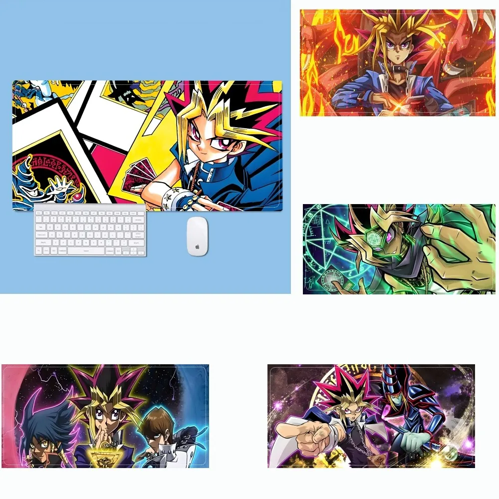 Y-Yu G-Gi Oh Anime Mousepad Mouse Pad Laptop Gaming Accessories Mousepad Large Desk Mat Computer Gamer Keyboard Rug Carpet