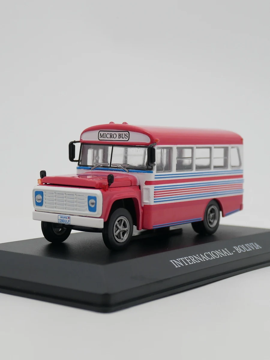 IXO 1:72 Internacional Micro Bus Bolivia Diecast Car Model Metal Toy Vehicle