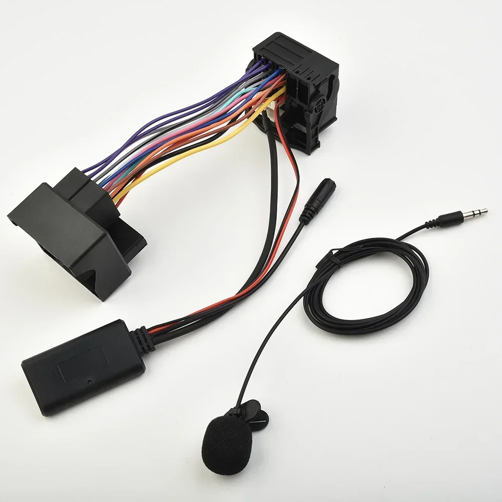 Car Wireless Cable Music Auxiliary Audio Adapter Connector Microphone For BMW E80 E81 E82 E90 MA2266 BT-Compatible 5.0