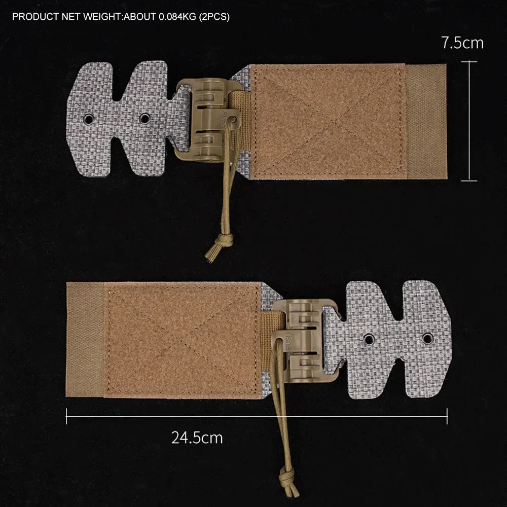 2Pcs Style 3Ac Kit Side Wall Quick Release Clasp for FCPC V5 Tactical Vest Cummerbunds Imported Tegris
